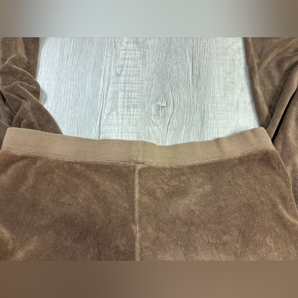VTG Y2K Juicy Couture Brown Track Pants Size Medium - Picture 8 of 10